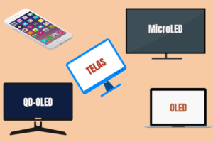 Imagem ilustrativa: Telas OLED, QD-OLED e MicroLED
